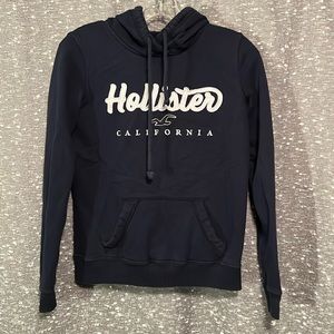 Navy Blue Hollister Hoodie XS